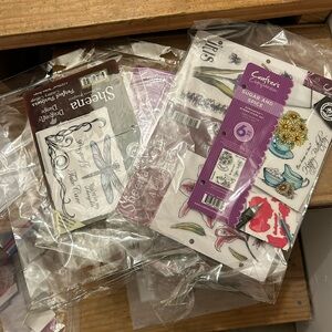 Set of 6 Sheena Douglass stamp sets